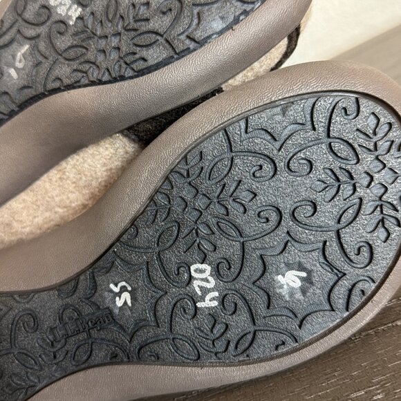 LL BEAN Women's Size 6 Daybreak Fleece Slipper Clogs House Shoes Slip On - Picture 8 of 9